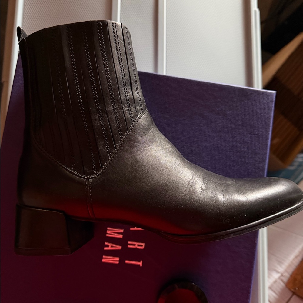 Stuart Weitzman Black Ankle Boots - Picture 11 of 11
